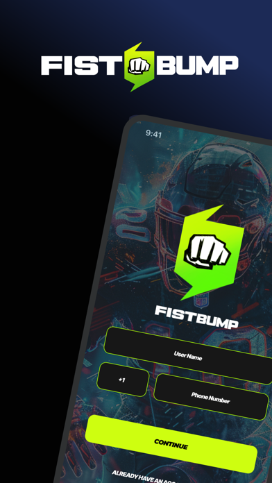 FistBump Sports Screenshot