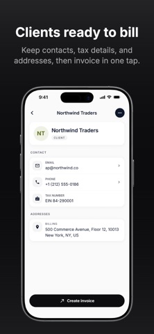 Quickbill: Invoice & Quotes iPhone screenshot