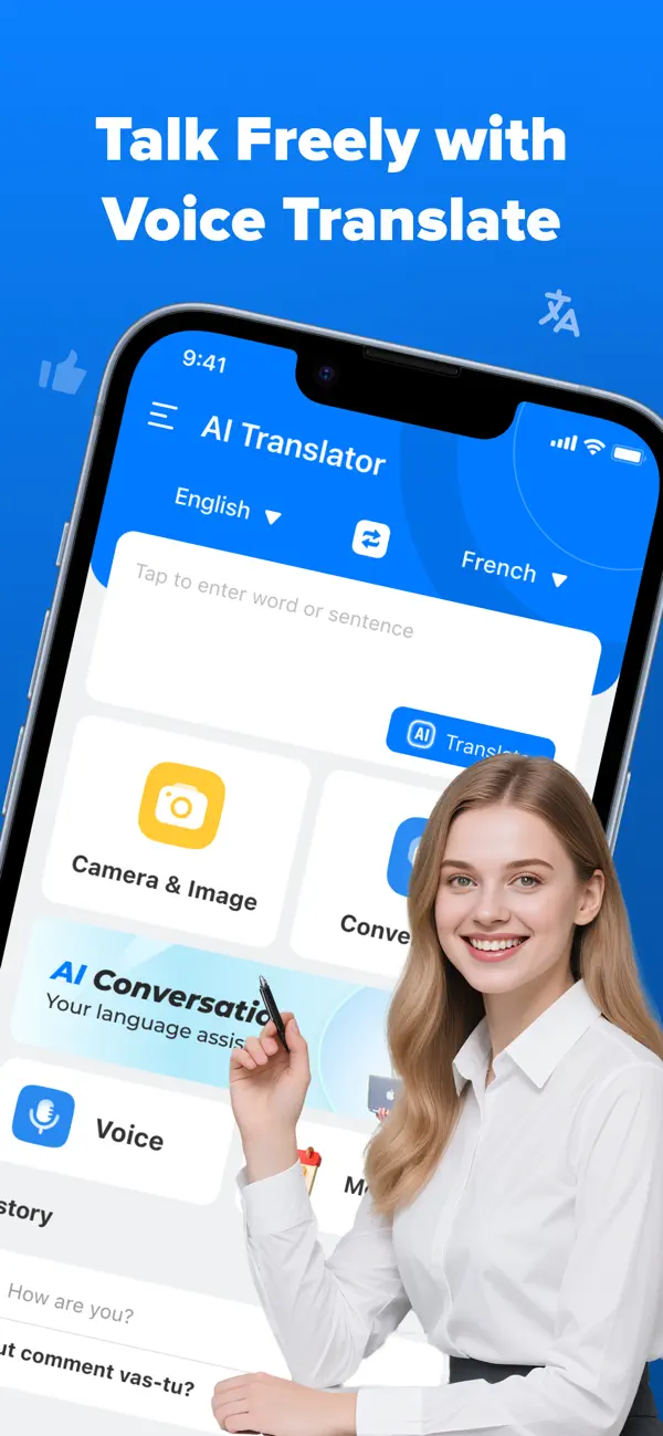 Screenshot #2 pour AI Translator:Voice&Text&Photo