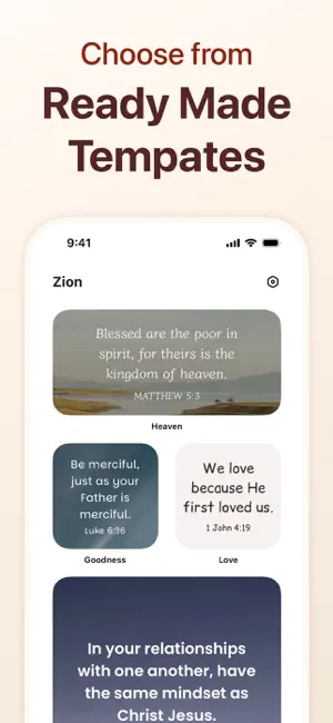 Daily Bible Verse Widget -Zion screenshot 3