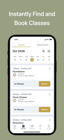 element yoga app Screenshot 3 of 7