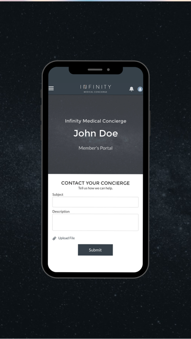 Infinity Medical Concierge Screenshot