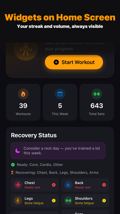 LiftLog Pro Screenshot 4 of 5