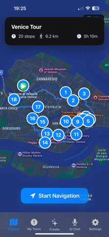 AI-Tourguide iPhone screenshot