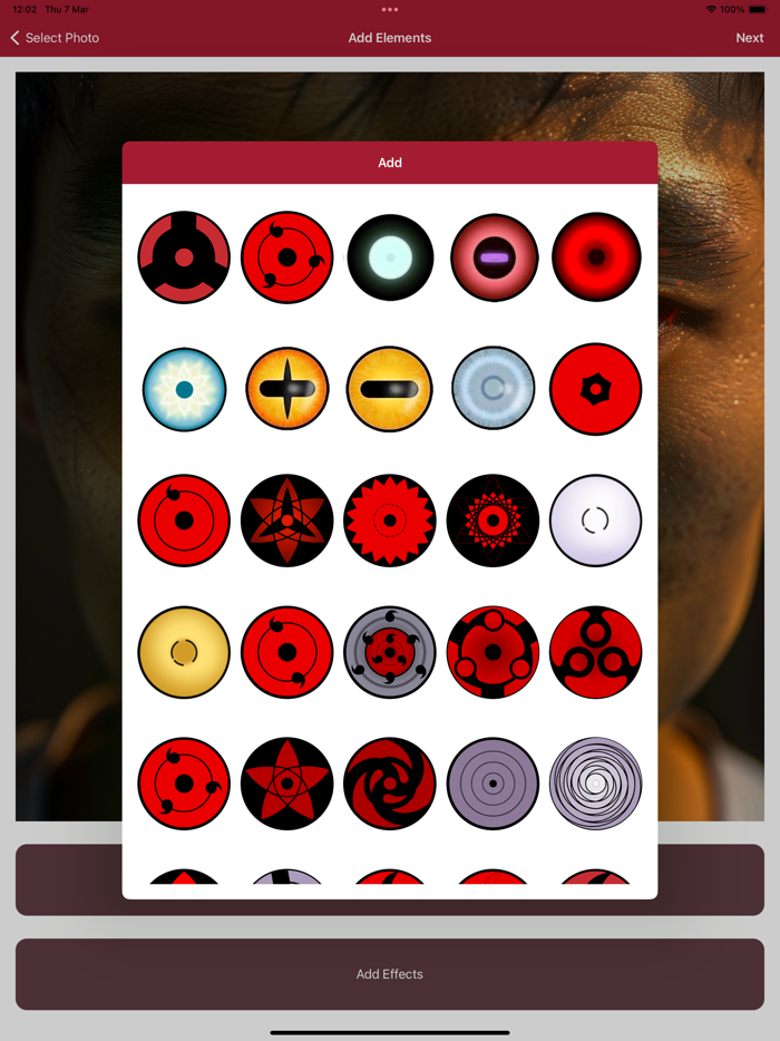 Sharingan Eyes Ninja Filter FX