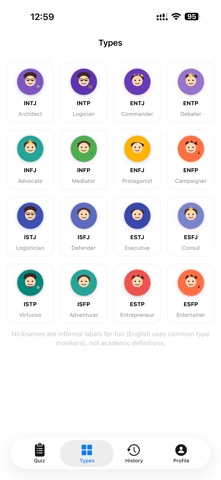 16 Personalities Quiz Screenshot 5 of 5