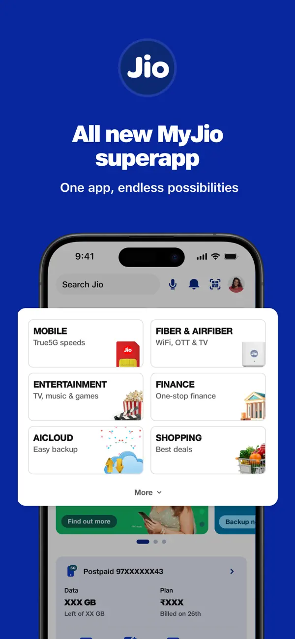 Screenshot #1 pour MyJio: For Everything Jio
