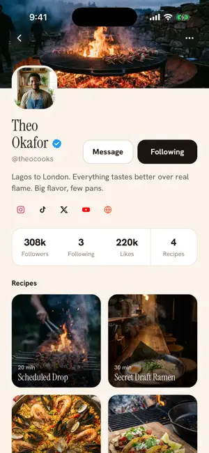 Sizzle — Watch it. Cook it. screenshot 2