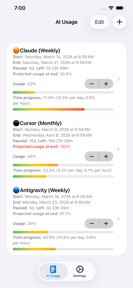 AI Usage screenshot