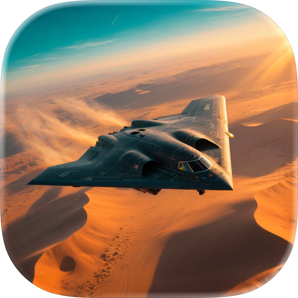 Apple App Store cover for Air Commander: AC-130 Shooter