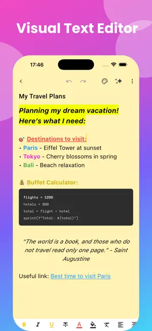Penta Notes: Notebook, Notepad screenshot 2