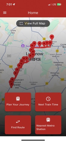 Lucknow Metro Timing & Route Screenshot 1 of 10