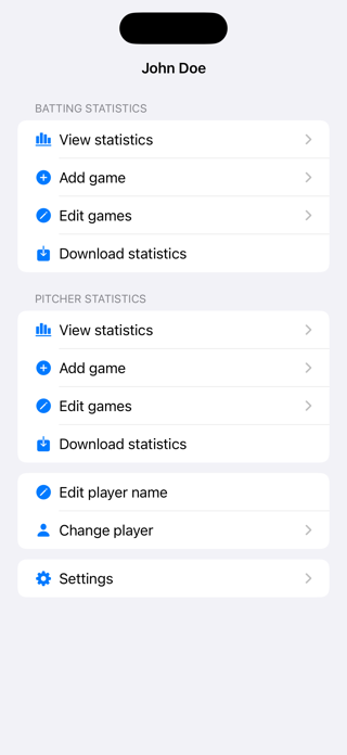 Baseballplayer Stats Screenshot 1 of 6