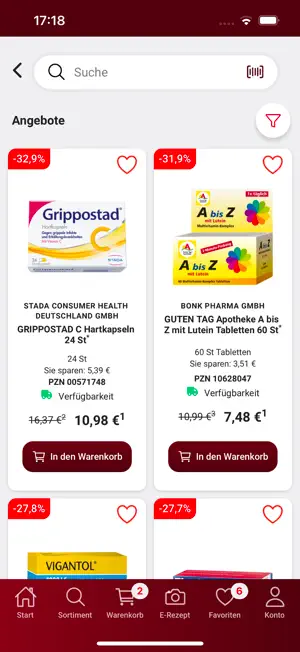 Einhorn Apotheken App screenshot 2