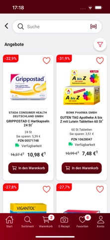 Einhorn Apotheken App screenshot