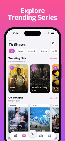 Huprimx : Movies & TV Series iPhone screenshot