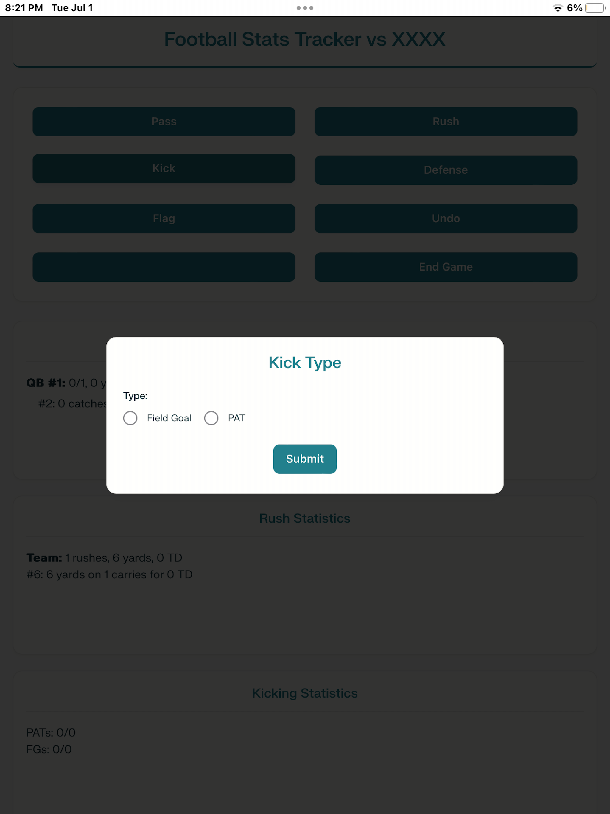 Football Stat Tracker Pro screenshot 15