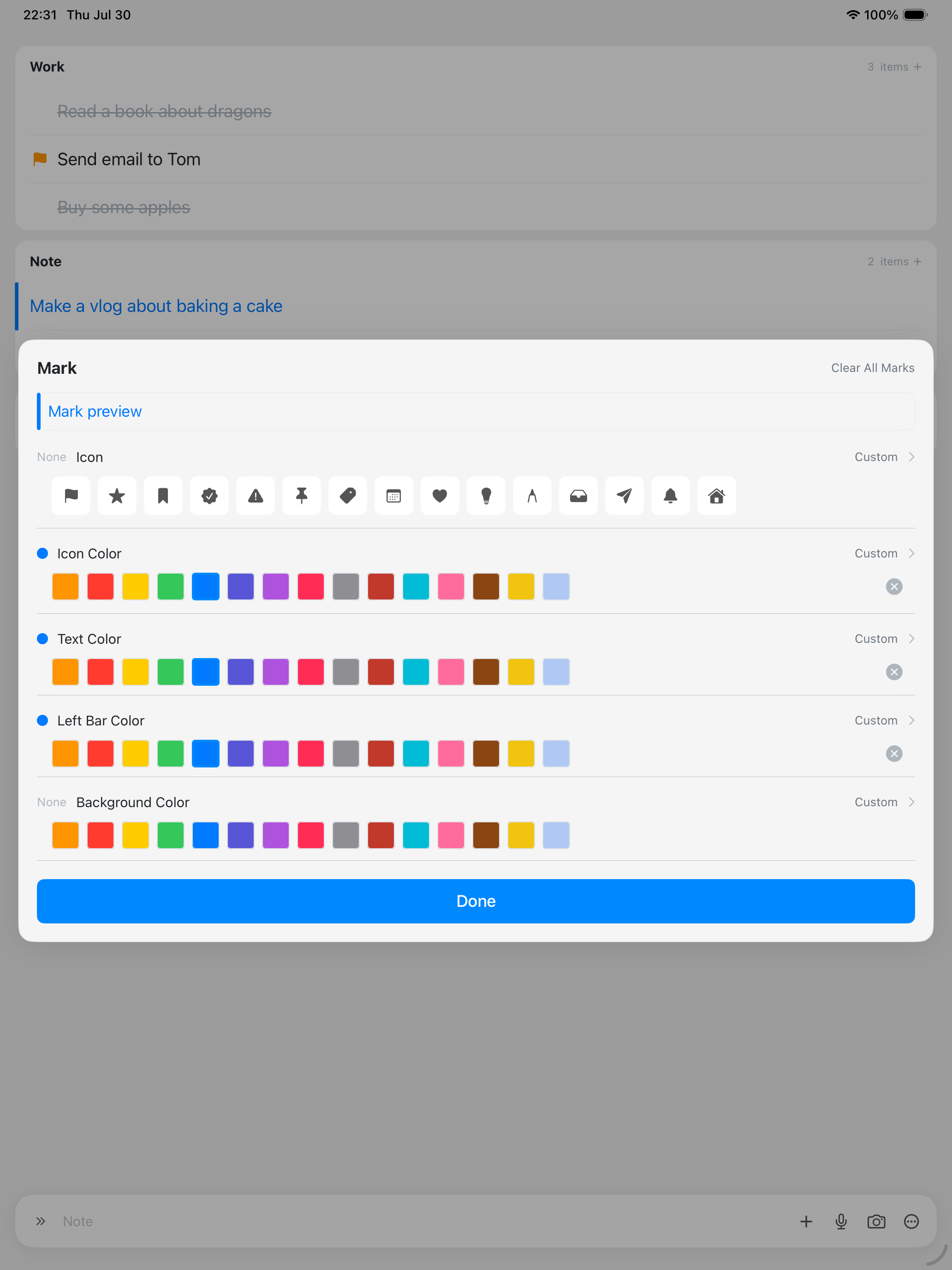 xNote - Todo List & Counter screenshot 15