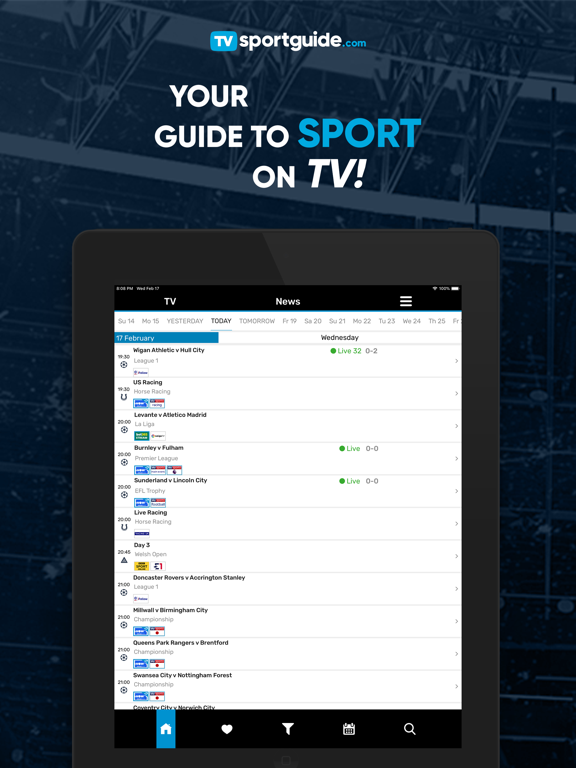 Screenshot #4 pour TVsportguide.com - Sport on TV