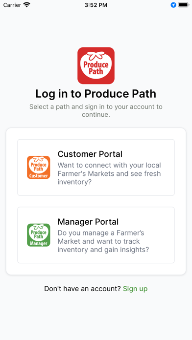 Produce Path Screenshot