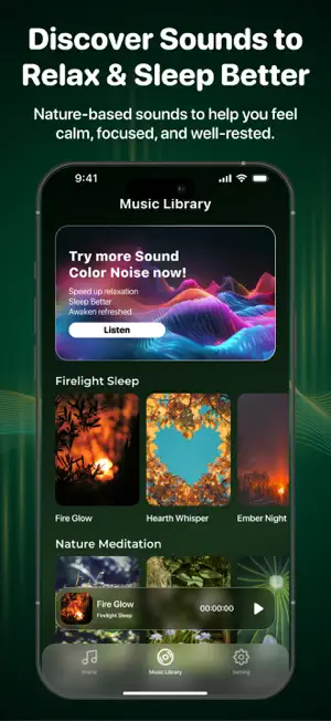 Green Noise Sleep & Focus screenshot 3