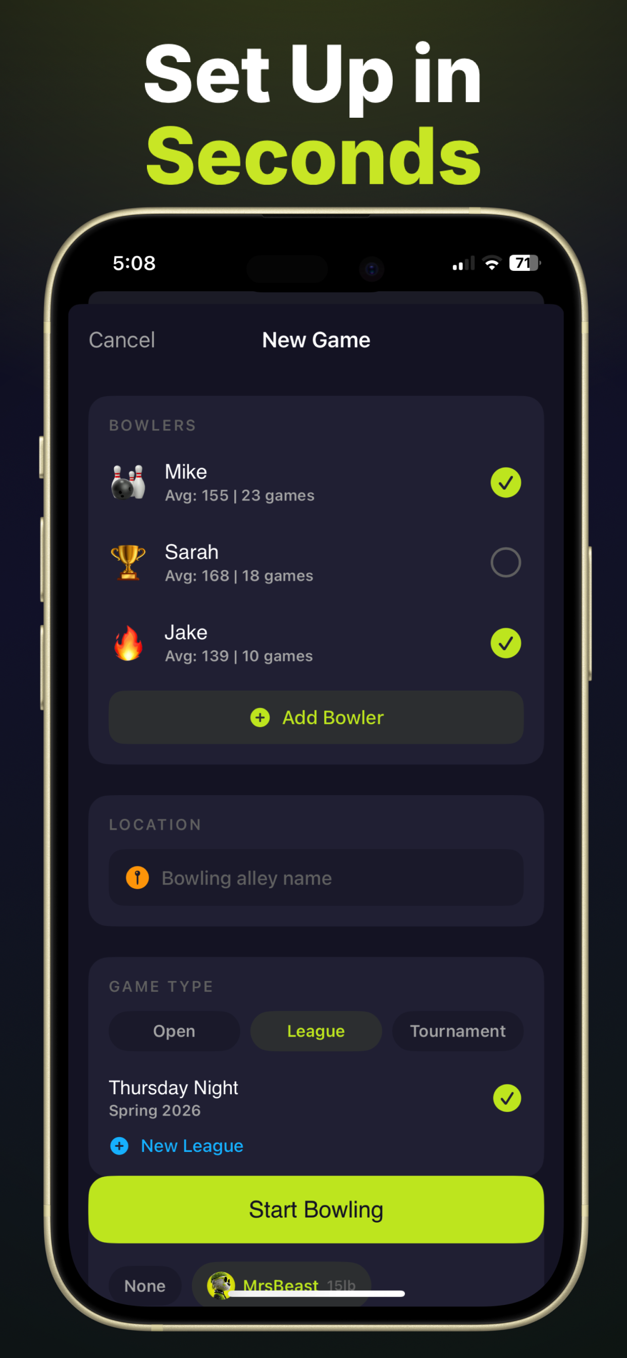 PinTracker: Bowling Scorer