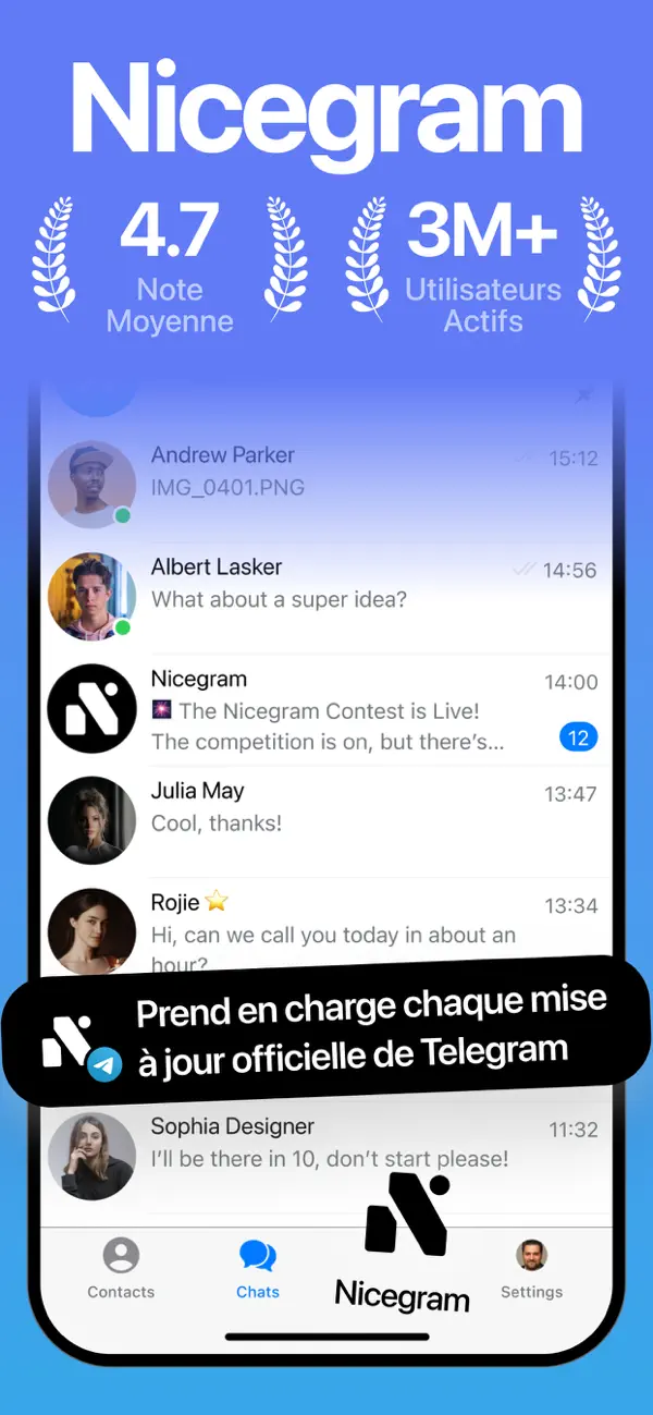 Screenshot #1 pour Nicegram: AI for Telegram X