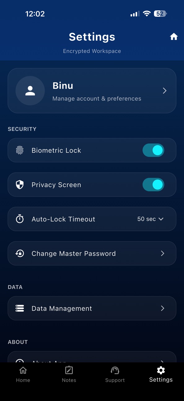 iPhone screenshot
