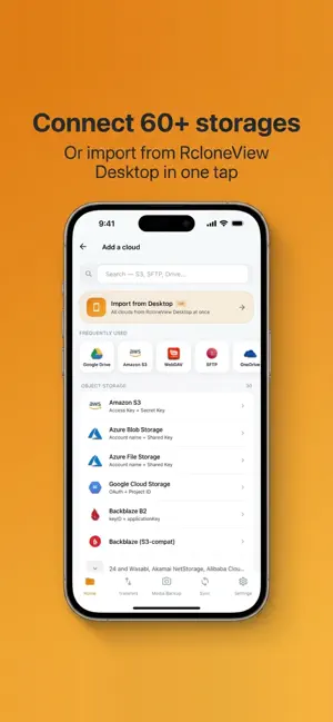 RcloneView: Photo Backup screenshot 2