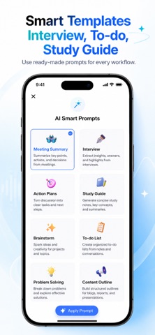 Hey: AI Note Taker Transcribe Screenshot 4 of 7