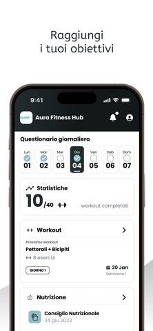 Aura Fitness Hub screenshot