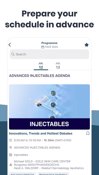 FACE Conference App Screenshot