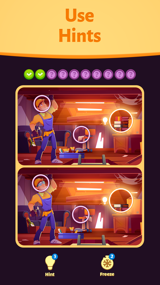 #3. Spot The Hidden Differences (iOS) 由: AI Games FZ