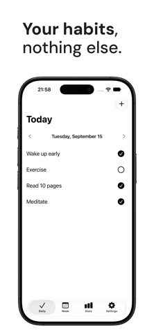 Bare Habits iPhone screenshot