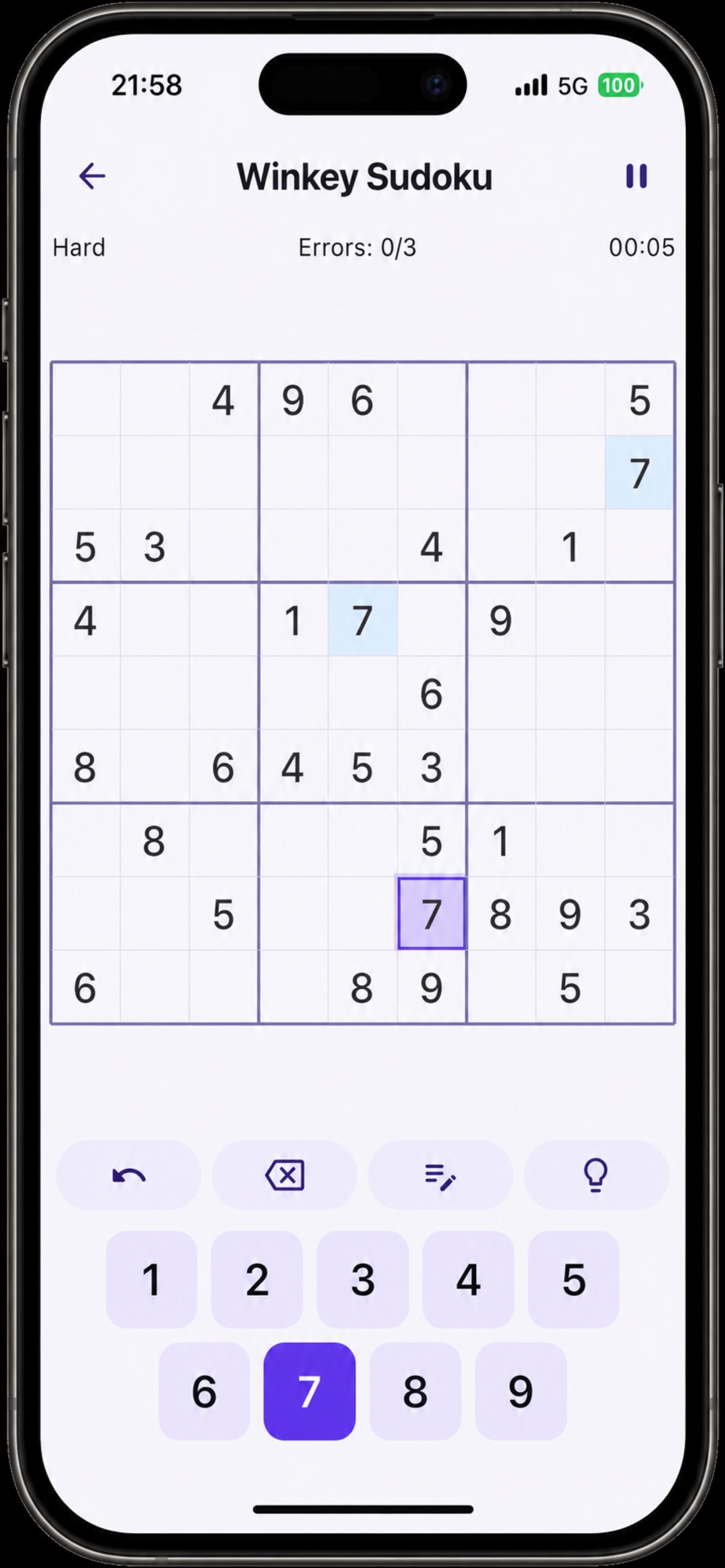Screenshot 3 of Winkey Sudoku