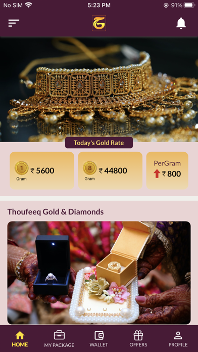 Thoufeeq Gold & Diamonds Screenshot