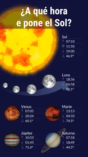 Captura de pantalla de Star Walk 2 Plus: Mapa Estelar en iPhone 10