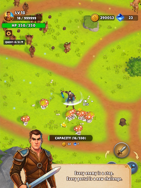 Portal Quest: Idle RPG screenshot 8