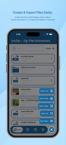 UnZip - Zip File Extractors Screenshot 2 of 4