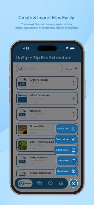 UnZip - Zip File Extractors Screenshot 2 of 4