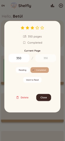 Shelfly – Cozy Reading Tracker Screenshot 6 of 7