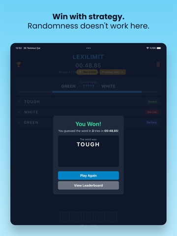 LexiLimit – Word Hunt iPad screenshot