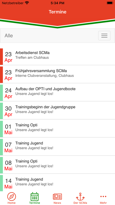 Segel-Club Mardorf e.V. Screenshot