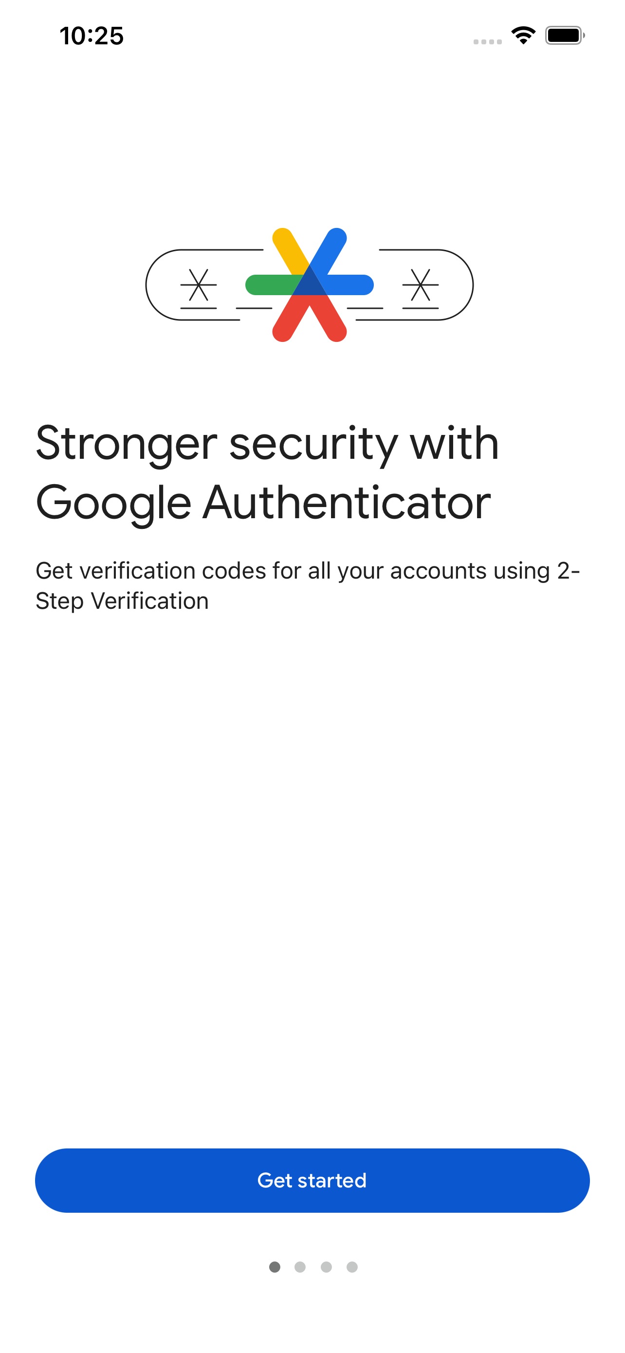 Google Authenticator screenshot 1