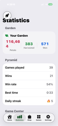 Daisy Garden Pyramid Solitaire Screenshot 6 of 9