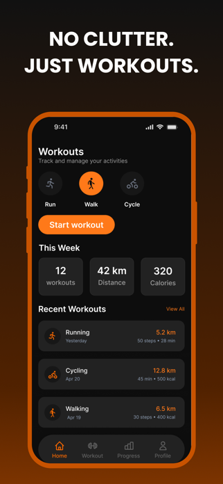 MapStride: Run & Walk Tracker Screenshot 2 of 6