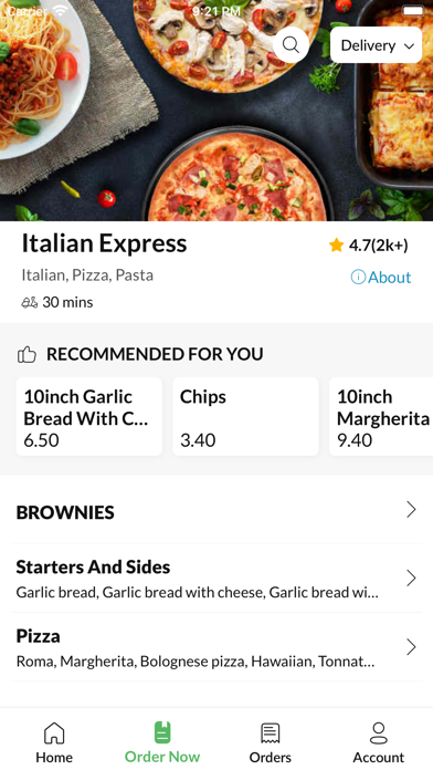 Italian Express, Screenshot