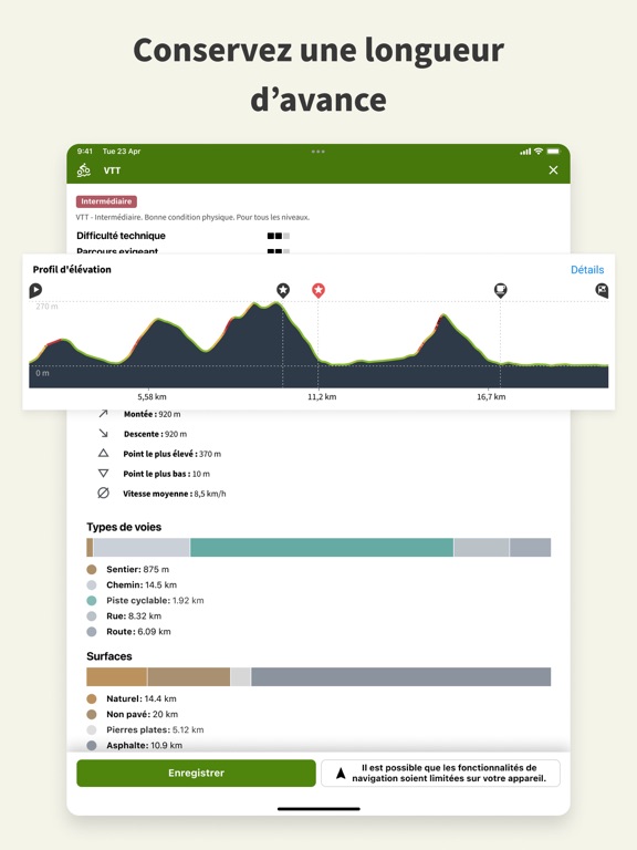 Screenshot #6 pour komoot - rando, vélo & course