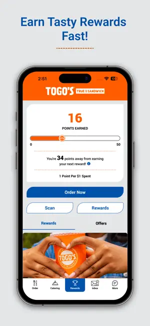 TOGO'S Sandwiches screenshot 2