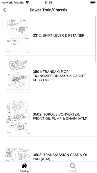 Car parts for Lexus (EPC) Screenshot